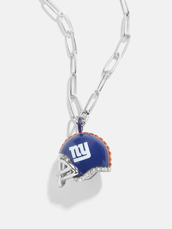 NFL Helmet Charm Necklace - New York Giants