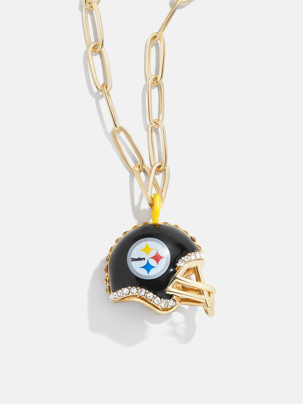 NFL Helmet Charm Necklace - Pittsburgh Steelers