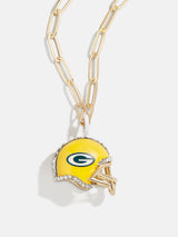BaubleBar NFL Helmet Charm Necklace - Green Bay Packers - NFL pendant necklace
