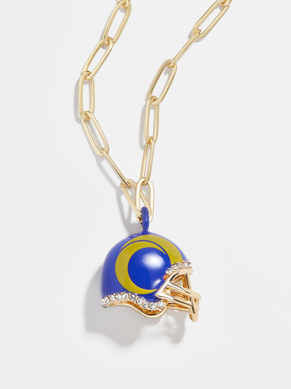 NFL Helmet Charm Necklace - Los Angeles Rams