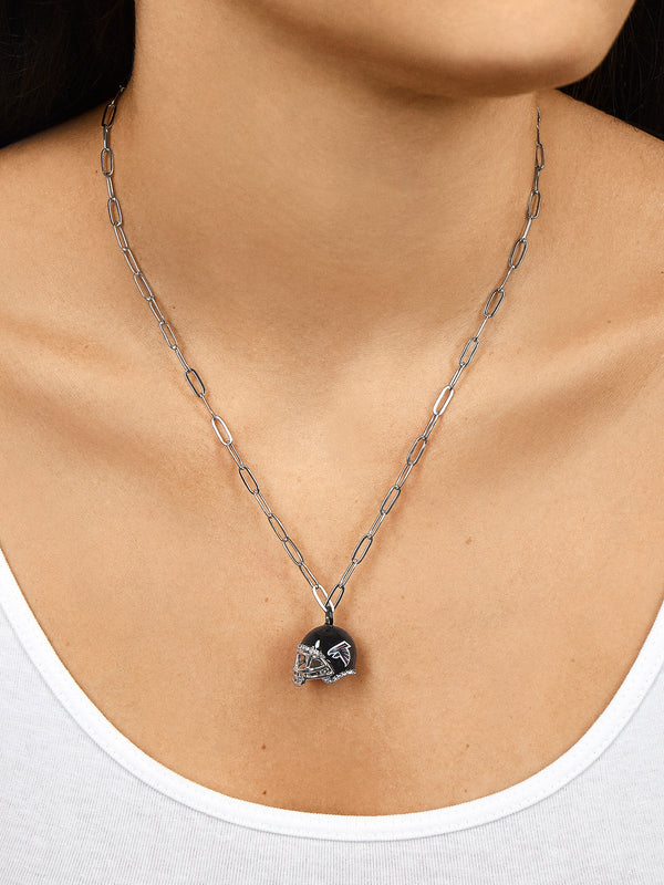 NFL Helmet Charm Necklace - Atlanta Falcons