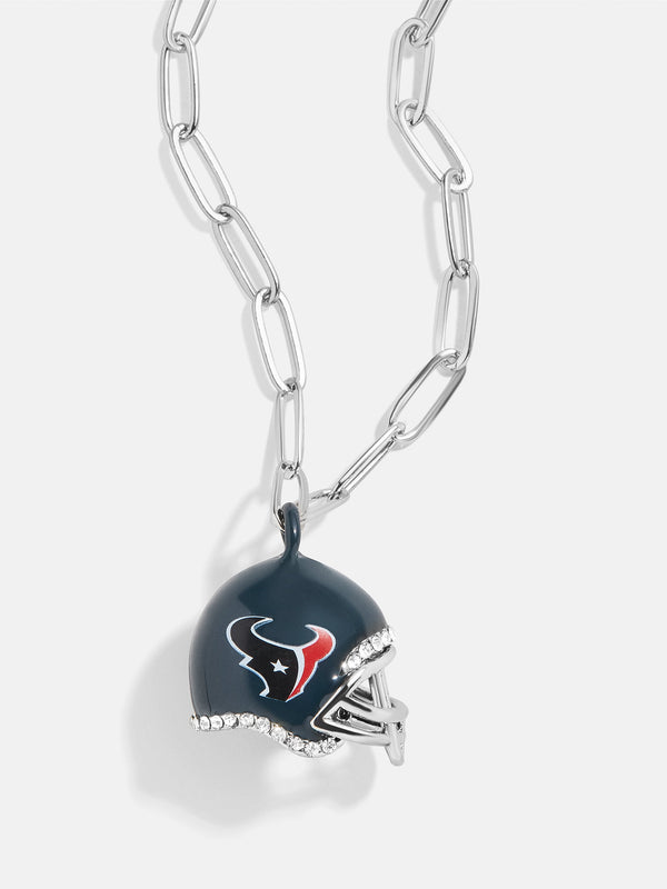 NFL Helmet Charm Necklace - Houston Texans