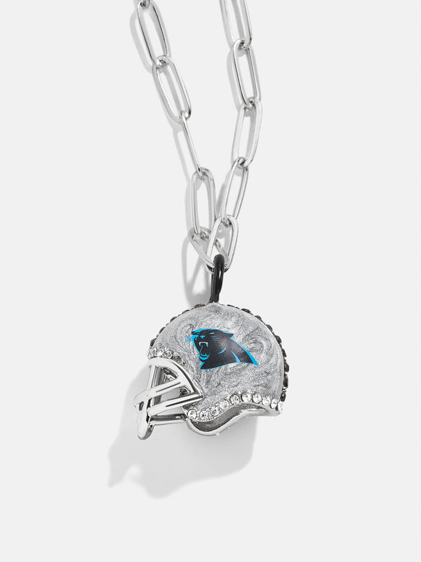 NFL Helmet Charm Necklace - Carolina Panthers