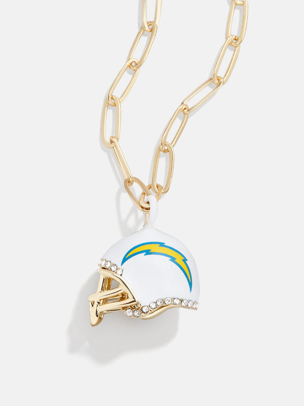 NFL Helmet Charm Necklace - Los Angeles Chargers
