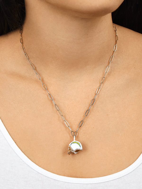 NFL Helmet Charm Necklace - Los Angeles Chargers