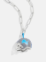 BaubleBar NFL Helmet Charm Necklace - Detroit Lions - NFL pendant necklace
