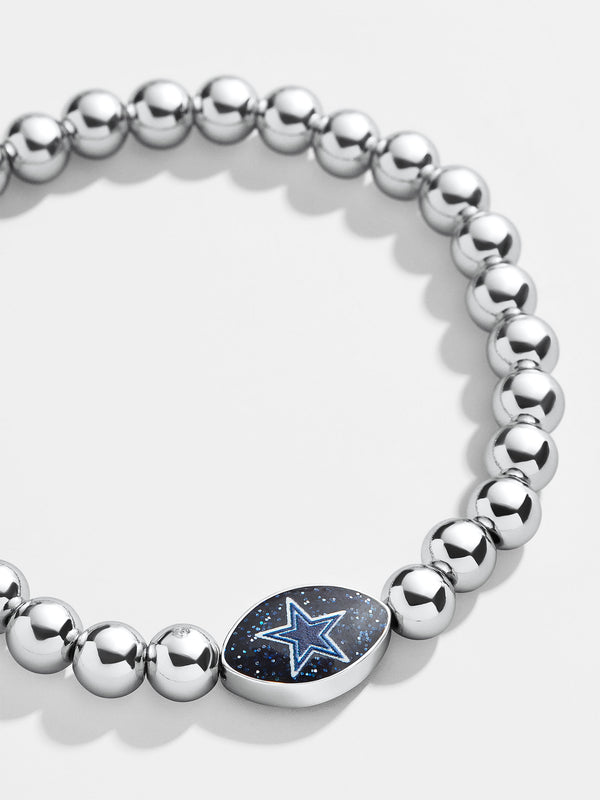 Dallas Cowboys NFL Silver Pisa Bracelet - Dallas Cowboys