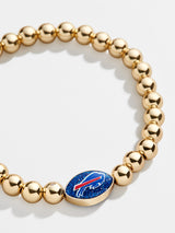 BaubleBar Buffalo Bills NFL Gold Pisa Bracelet - Buffalo Bills - NFL beaded stretch bracelet