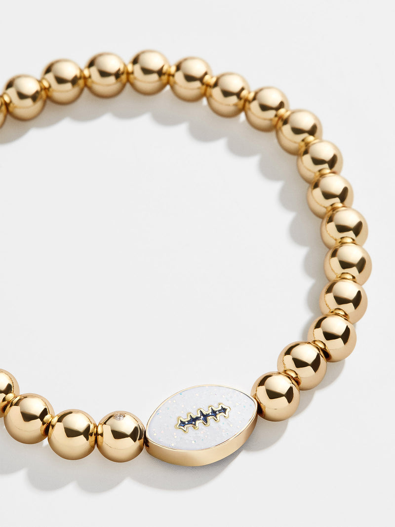 BaubleBar New York Giants NFL Gold Pisa Bracelet - New York Giants - 
    NFL beaded stretch bracelet
  
