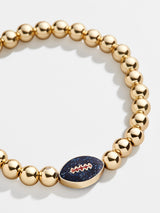 BaubleBar New England Patriots NFL Gold Pisa Bracelet - New England Patriots - NFL beaded stretch bracelet