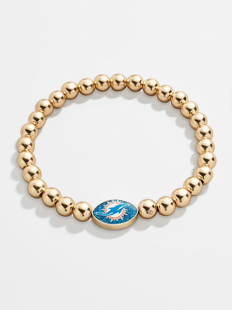 BaubleBar Miami Dolphins NFL Gold Pisa Bracelet - Miami Dolphins - Get Gifting: Enjoy 20% Off​