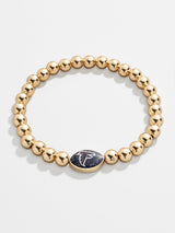 BaubleBar Atlanta Falcons NFL Gold Pisa Bracelet - Atlanta Falcons - NFL beaded stretch bracelet