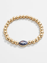 BaubleBar Denver Broncos NFL Gold Pisa Bracelet - Denver Broncos - NFL beaded stretch bracelet