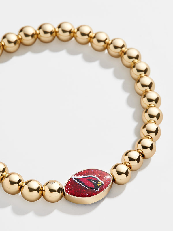 Arizona Cardinals NFL Gold Pisa Bracelet - Arizona Cardinals