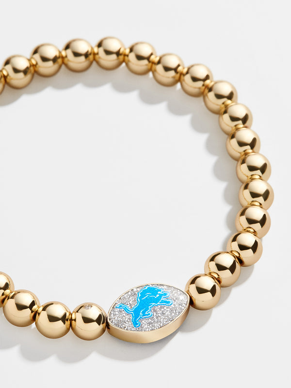 Detroit Lions NFL Gold Pisa Bracelet - Detroit Lions