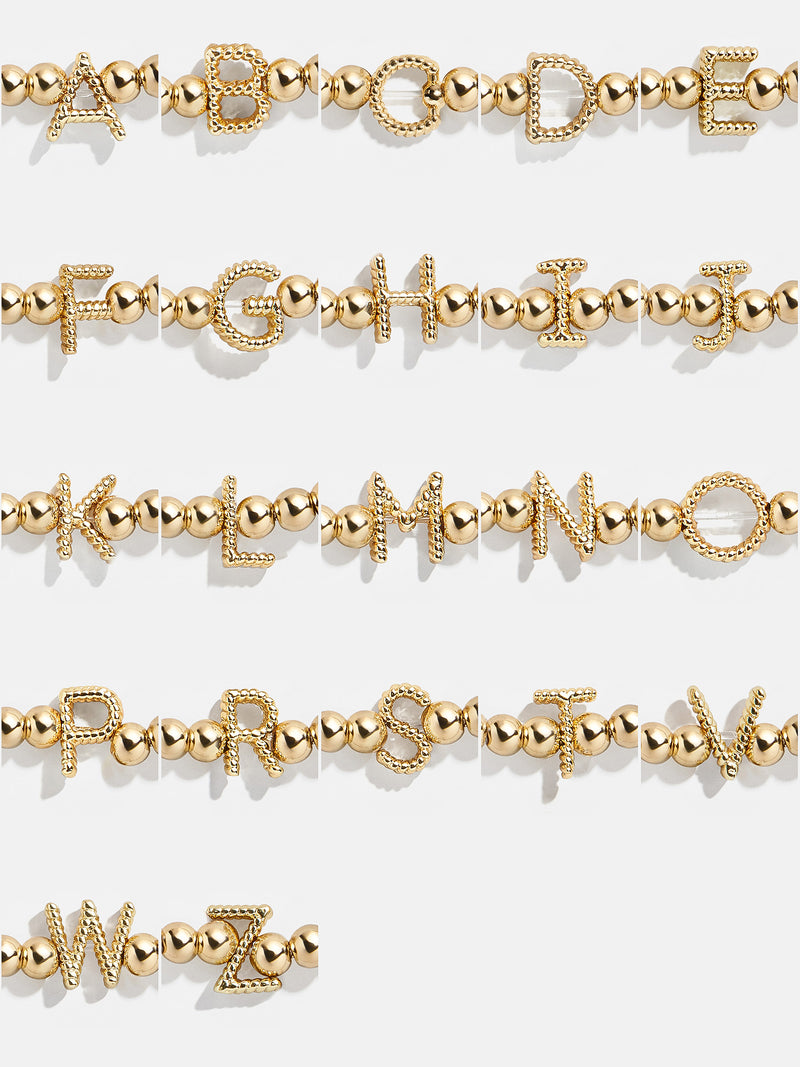 BaubleBar Initial Pisa Bracelet - Gold Twist - Get Gifting: Enjoy 20% Off​