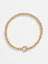 BaubleBar C - 
    Gold beaded stretch bracelet
  

