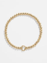 BaubleBar D - 
    Gold beaded stretch bracelet
  
