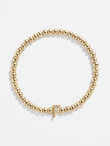 BaubleBar F - 
    Gold beaded stretch bracelet
  
