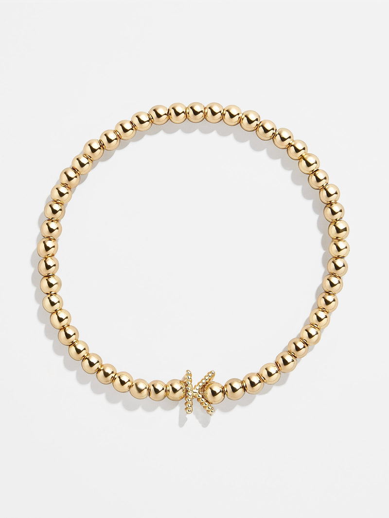 BaubleBar K - 
    Gold beaded stretch bracelet
  
