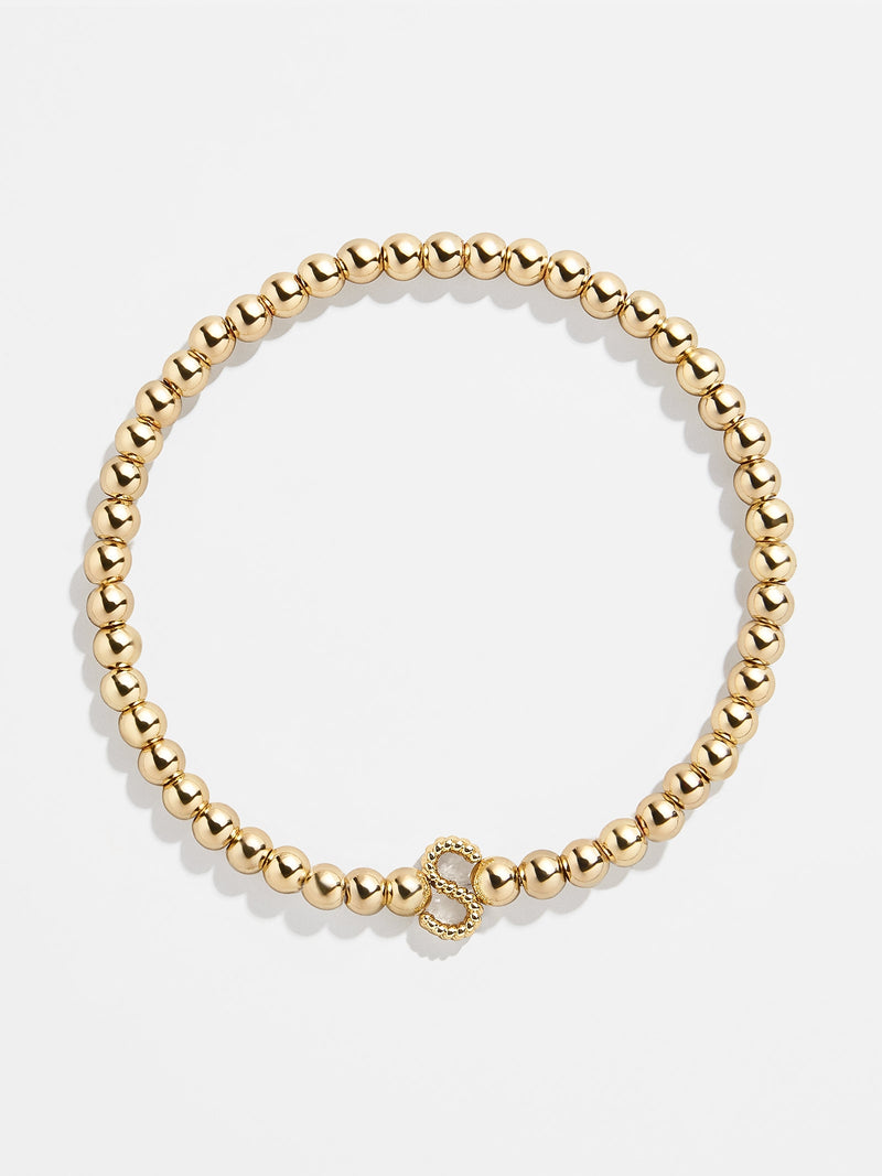 BaubleBar S - 
    Gold beaded stretch bracelet
  
