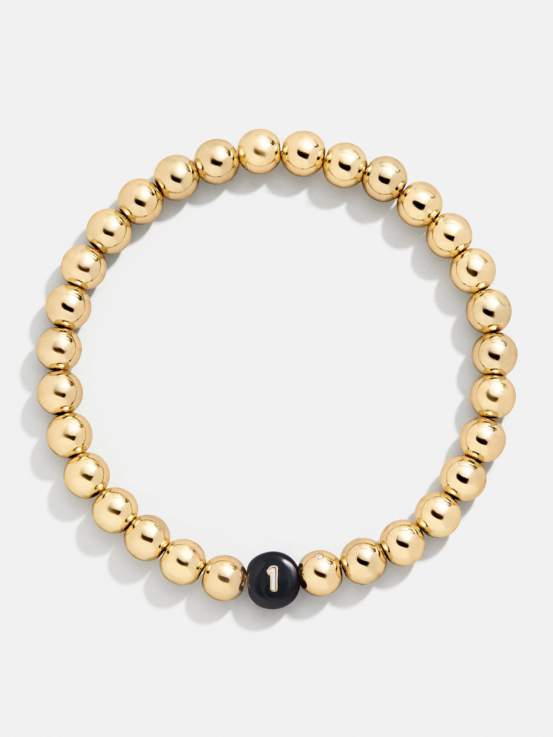 BaubleBar 1 - Gold beaded bracelet