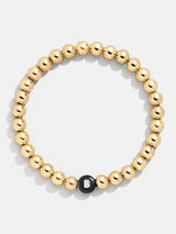 BaubleBar B - Gold beaded bracelet