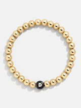 BaubleBar D - Gold beaded bracelet