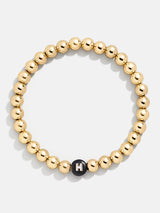 BaubleBar H - Gold beaded bracelet