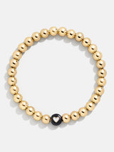 BaubleBar Heart - Gold beaded bracelet
