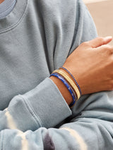 BaubleBar Cobalt Blue  - 
    Enamel and crystal cuff bracelet
  
