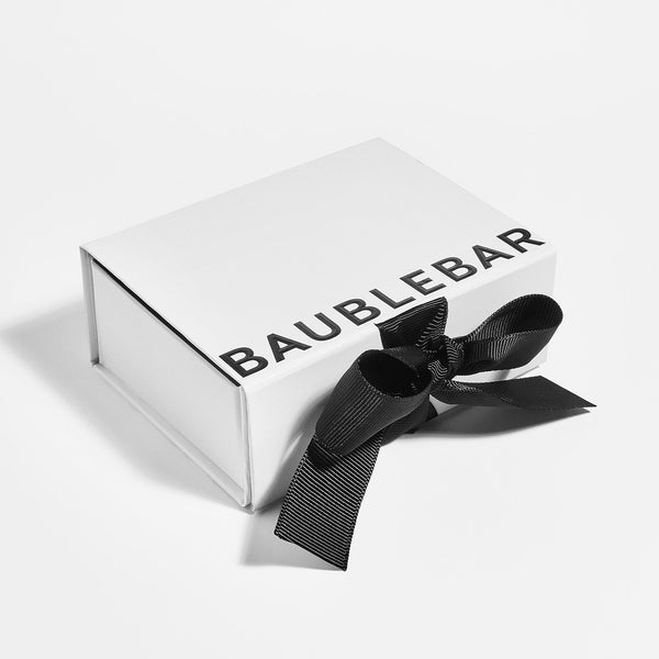 Small White Gift Box With Bow Small Gift Box BaubleBar