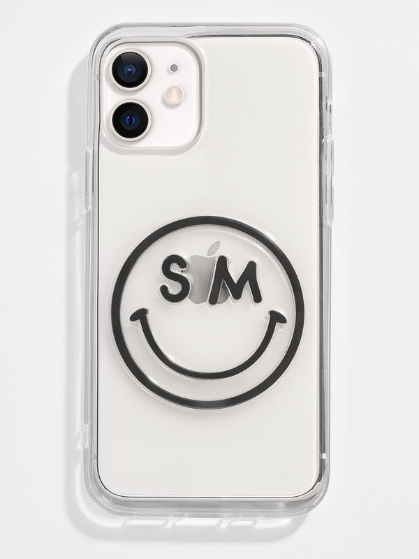 All Smiles Custom iPhone Case - Clear / Black