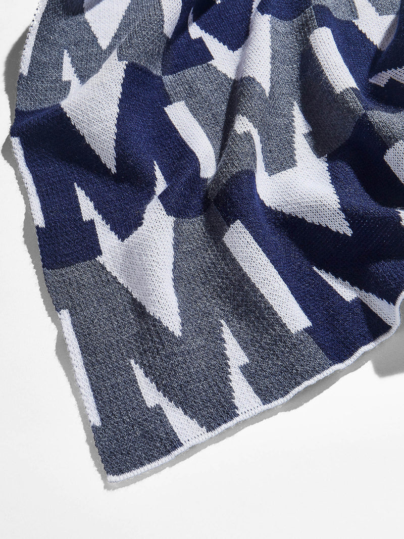 BaubleBar On Repeat Custom Blanket - Blue/White - 
    Enjoy 20% off - This Week Only
  
