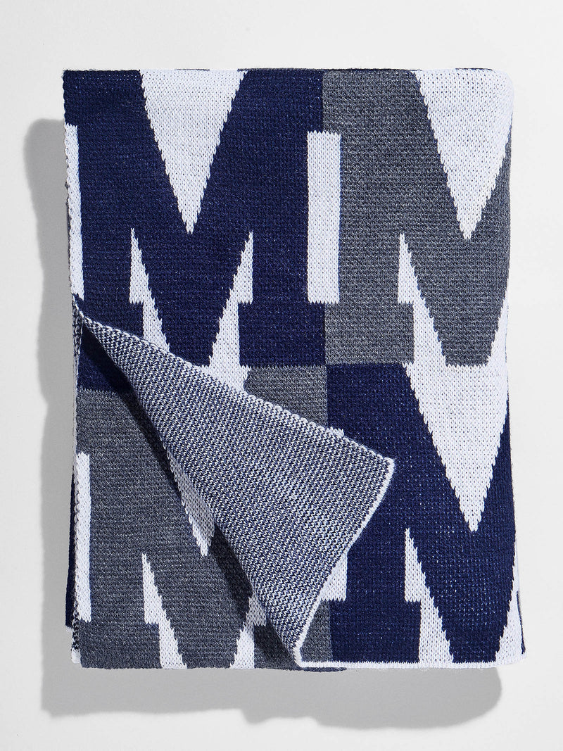 BaubleBar On Repeat Custom Blanket - Blue/White - 
    Enjoy 20% off - This Week Only
  
