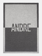 BaubleBar Spell It Out Custom Blanket - Gray/Dark Gray - 
    Custom, machine washable blanket in two sizes
  
