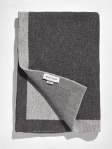 BaubleBar Spell It Out Custom Blanket - Gray/Dark Gray - 
    Custom, machine washable blanket in two sizes
  
