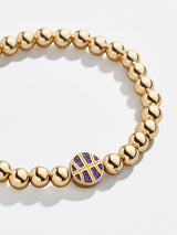 BaubleBar Los Angeles Lakers Gold Pisa Bracelet - NBA beaded stretch bracelet