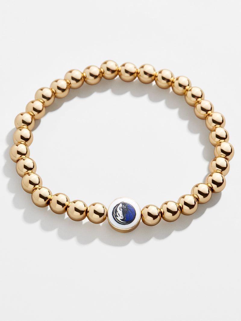 BaubleBar Dallas Mavericks Gold Pisa Bracelet - NBA beaded stretch bracelet