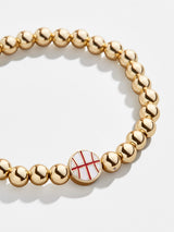 BaubleBar Portland Trail Blazers Gold Pisa Bracelet - NBA beaded stretch bracelet