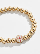 BaubleBar Washington Wizards Gold Pisa Bracelet - NBA beaded stretch bracelet