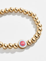 BaubleBar Detroit Pistons Gold Pisa Bracelet - NBA beaded stretch bracelet