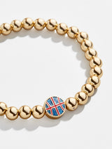 BaubleBar Detroit Pistons Gold Pisa Bracelet - NBA beaded stretch bracelet