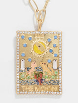BaubleBar Tarot Card Necklace - The Moon - Tarot card pendant necklace