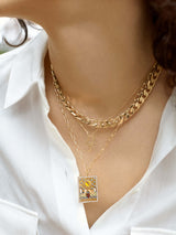 BaubleBar Tarot Card Necklace - The Moon - Tarot card pendant necklace
