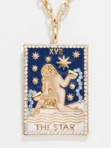 BaubleBar Tarot Card Necklace - The Star - Tarot card pendant necklace