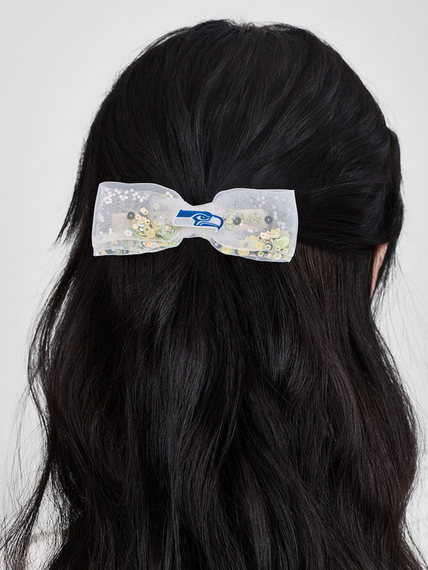 NFL Hair Bow - Seattle Seahawks