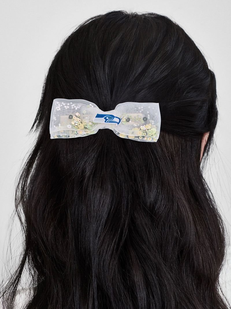 BaubleBar NFL Hair Bow - Seattle Seahawks - 
    NFL hair accessory
  
