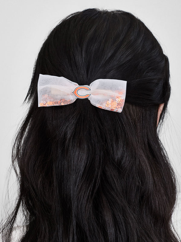 Chicago Bears Hair Bow