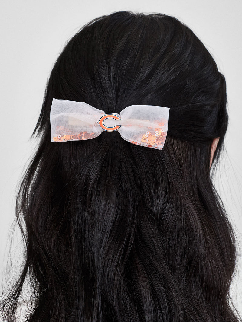 BaubleBar Chicago Bears Hair Bow - Get Gifting: Enjoy 20% Off​